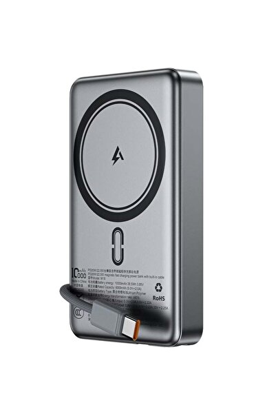 Acefast Magnetic Portable Charger with Built-in Cable (ACEFAST M18) 10000mAh ...