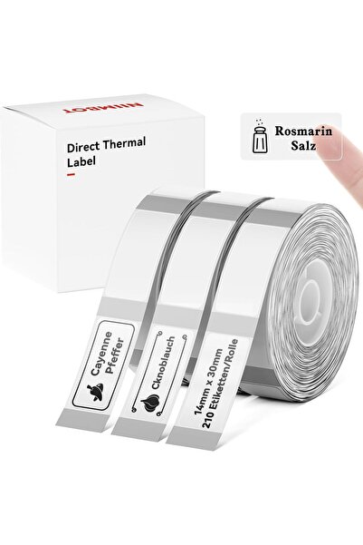 NiiMbot D11 Label Maker Tape D110 Labels 3Rolls, Self-Adhesive Labeling Tape ...