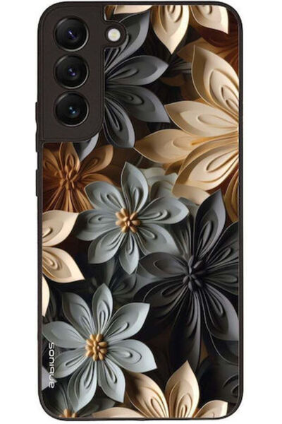 Other Θήκη Sonique Σειράς 3D Λουλουδιών για Samsung Galaxy S22 Plus Γκρι