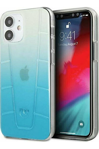 Mercedes Benz Mercedes-Benz Διαφανής Πλαστική Πίσω Θήκη Μπλε (iPhone 12 mini)...
