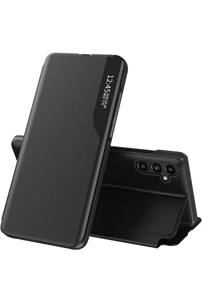 Hurtel Θήκη View Book από Συνθετικό Δέρμα / Πλαστικό Μαύρο (Galaxy A14)