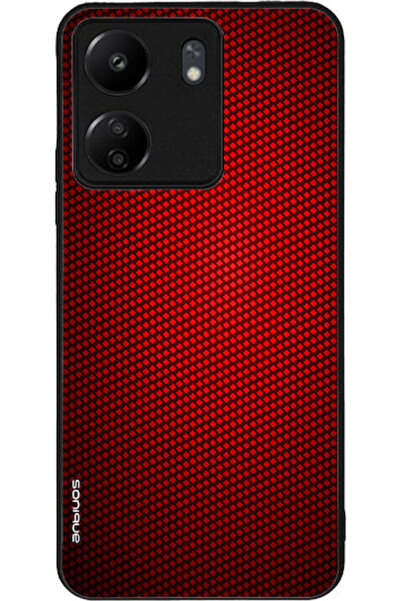 Other Θήκη Sonique Carbon Series για Xiaomi Redmi 13c 4g Poco C65 4g Κόκκινο