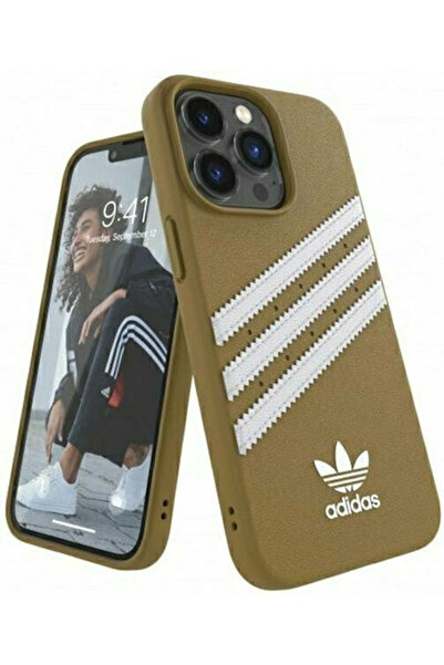 adidas Πλαστικό Προσαρμοσμένο Πίσω Κάλυμμα Μπεζ / Χρυσό (iPhone 13 Pro Max) Κ...