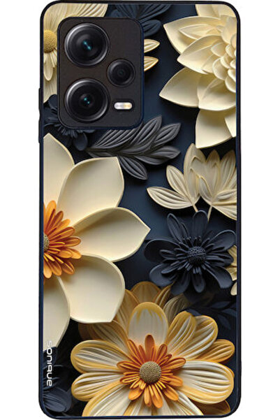 Other Θήκη Sonique Σειράς 3D Λουλουδιών για Xiaomi Redmi Note 12 Pro Plus Εκρού