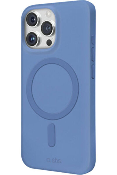 SBS Instict Mag Πίσω Θήκη Σιλικόνης Μπλε (iPhone 16 Pro Max)