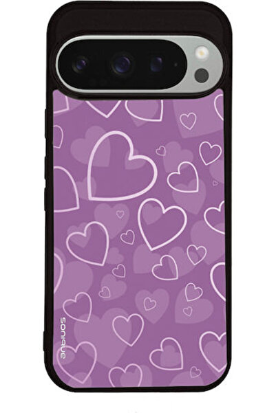 Other Θήκη Sonique Heart Series για Google Pixel 9 Pro 5G Βιολετί
