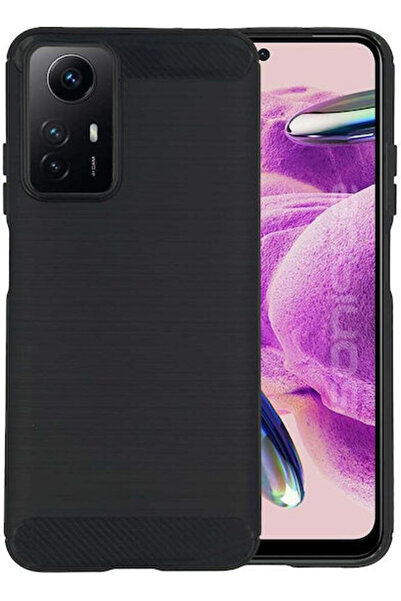 Other Θήκη Σιλικόνης Sonique Carbon Brushed για Xiaomi Redmi Note 12s Μαύρη