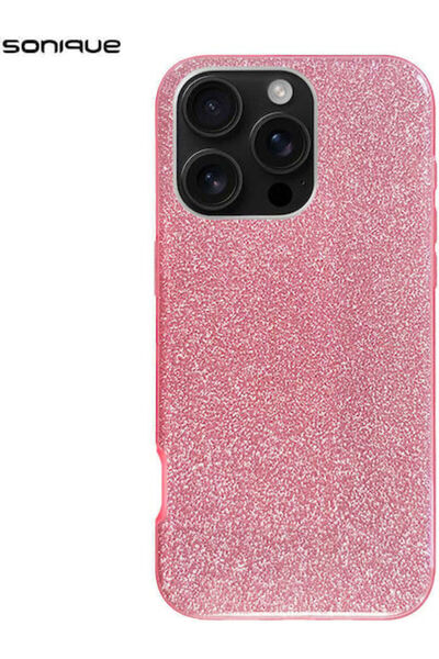 Other Sonique Λαμπερή Θήκη Σιλικόνης για Apple iPhone 16 Pro Max Ροζ