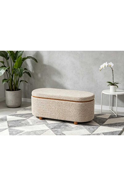 Generic 110 cm Oval Boucle Carpet Box