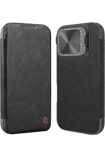Nillkin Qin Prop Book Leather Black (iPhone 16 Pro) Code: 6902048281967