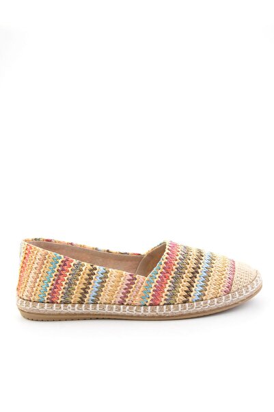 Bambi Çok Renkli Hasır Kadın Espadril K01125010328