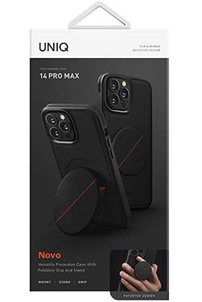 uniq Πλαστικό Πίσω Κάλυμμα με Λουράκι Μαύρο (iPhone 14 Pro Max) Κωδικός: UNIQ...