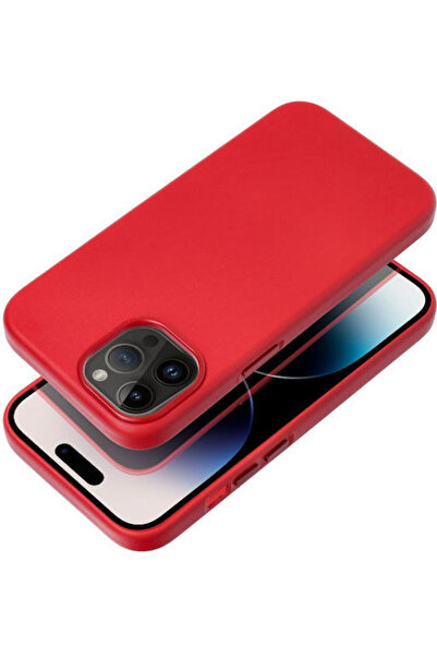OEM Δερμάτινη Κόκκινη Πίσω Θήκη (iPhone 16 Plus)