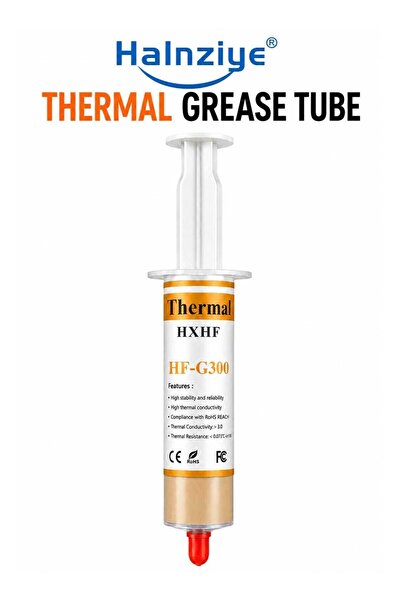 HALNZIYE Thermal Grease Tube HF-G300 10g High Thermal Conductivity CPU GPU He...