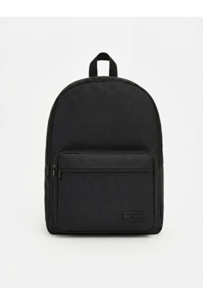LC Waikiki Black Adjustable Strap Men's Backpack