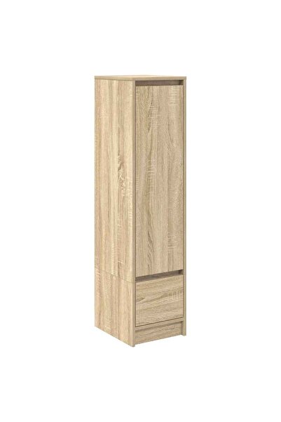 vidaxl Tablou Stejar Sonoma 29,5x34x119,5 cm Lemn prelucrat