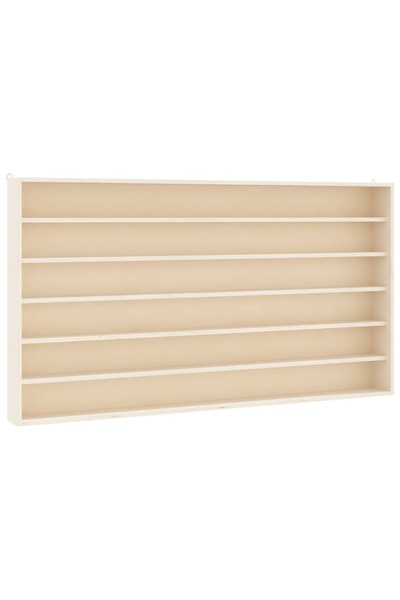 vidaxl Vitrina de colecție din lemn cu 6 rafturi 80x8,5x55 cm