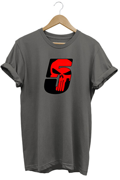 WİDİ Tricou unisex cu imprimeu Craniu, mărimea 5 – Design streetwear cu temat...