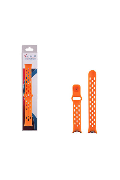 Other Volte-Tel Λουράκι Σιλικόνης Πορτοκαλί (για Xiaomi Smart Band 8, 9, 10)