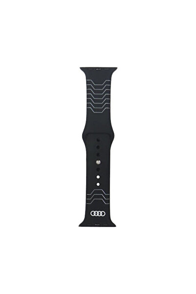 Audi Λουράκι Σιλικόνης Μαύρο (Apple Watch 44 / 45 / 46 / 49 χιλ.)