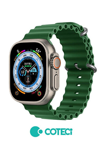 COTECi Λουράκι Apple Watch 42 44 45 49mm Ocean Strap W96 Πράσινο