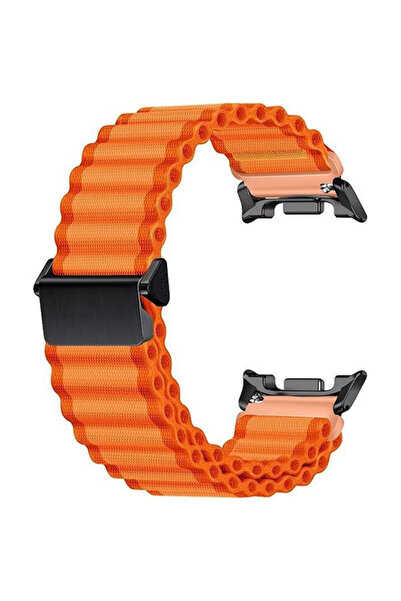 OEM Λουράκι Samsung Watch Ultra 47mm Επίσημο Trail Band Υφασμάτινο Πορτοκαλί