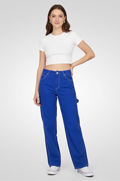 Don't Call Me Jennyfer Women Regular Fit Solid Non Stretchable Wide Leg Jeans...