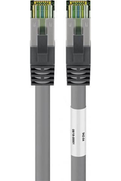 goobay Καλώδιο Ethernet S/FTP Cat.6a 10μ Γκρι Κωδικός: 55141