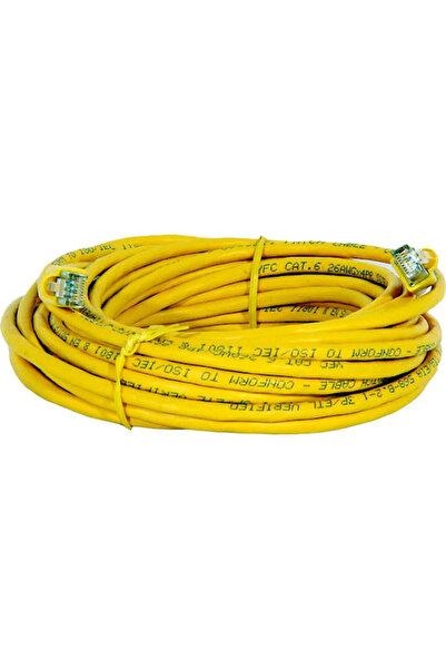 Digitus Καλώδιο Ethernet Gigabit U/UTP Κατηγορίας 6, 10μ, Κίτρινο