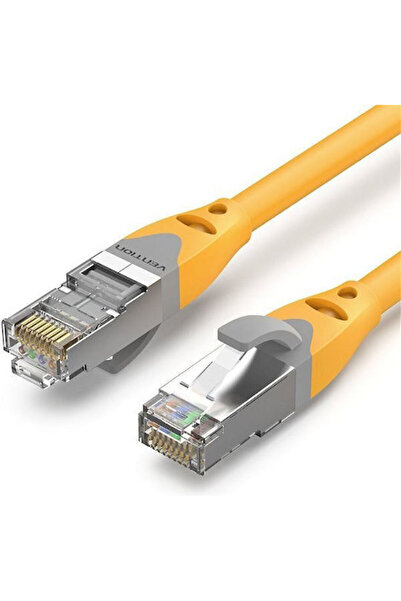 Vention Καλώδιο Ethernet S/FTP Cat.6a (Gigabit) 0,5μ Κίτρινο Κωδικός: IBHYD