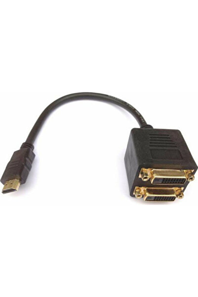 ACULINE AD-042 Μετατροπέας HDMI αρσενικό σε DVI-D 2x θηλυκό 1 τεμάχιο