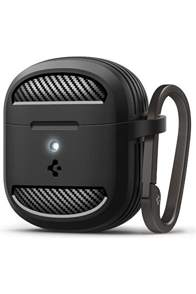 Spigen Ανθεκτική Θήκη Θωράκισης με Γάντζο σε Μαύρο χρώμα για Google Pixel Bud...