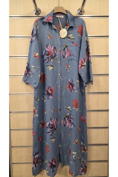 Park Moda Italian Long K Linen Dress