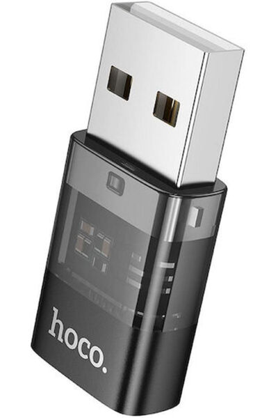 hoco. Hoco Αντάπτορας USB A Αρσενικό σε Type C Θηλυκό UA36C Διαφανές Μαύρο 69...
