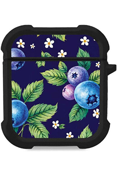 Other Θήκη Σιλικόνης Sonique Σειρά Φρούτων AirPods 1/2 Blueberry 01