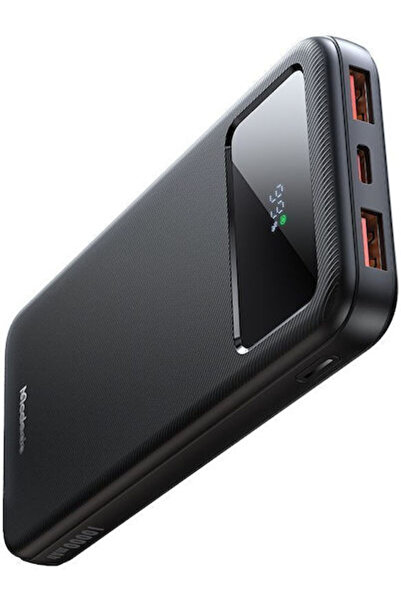 Mcdodo MC-4220 Power Bank 10000mAh 22.5W με 2 θύρες USB-A και 1 θύρα USB-C Μαύρο