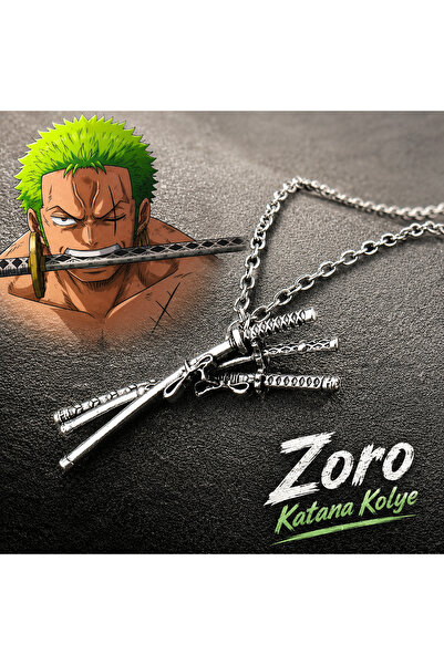 lootsepeti One Piece Anime Zoro Katana Kolye