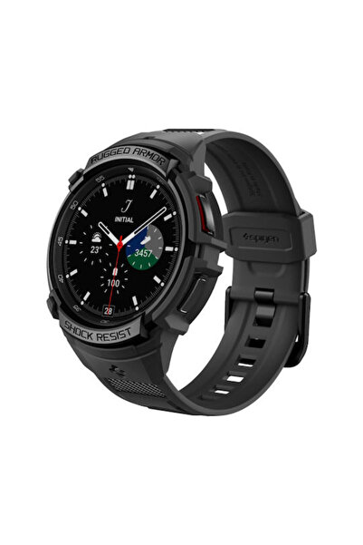 Spigen Θήκη Σιλικόνης Rugged Armor Pro σε Μαύρο χρώμα για Galaxy Watch6 Class...
