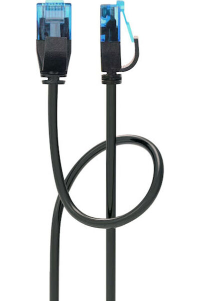 POWERTECH Καλώδιο Ethernet U/UTP Cat.6a (Gigabit) 3μ Μαύρο Κωδικός: PTR-0144