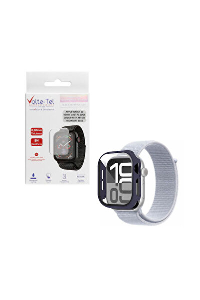 Other Volte-Tel Πλαστική Θήκη σε μπλε χρώμα για Apple Watch 10 46mm