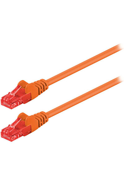 goobay Καλώδιο Ethernet U/UTP Cat.6 (Gigabit) 0,5μ Πορτοκαλί Κωδικός: 95259