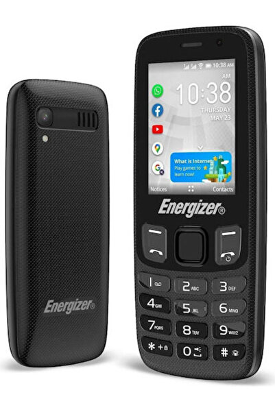 Energizer E242S Διπλή SIM (512MB/4GB) Κινητό με Πλήκτρα Μαύρο