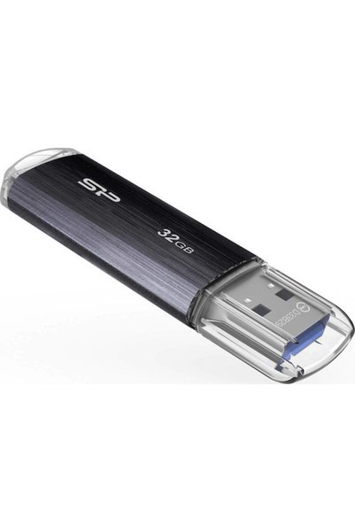 Silicon Power Blaze B02 32GB USB 3.1 Στικάκι Μαύρο