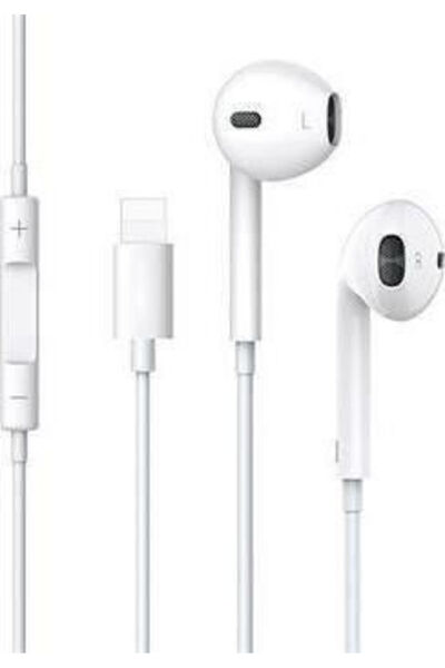 Usams EP-24 Ενδοωτικά ακουστικά handsfree με υποδοχή Lightning Λευκό