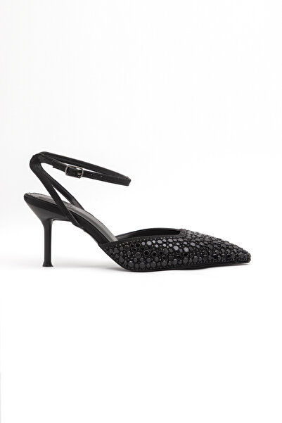 Mamito Ayakkabı Rsd 17305 Stone Coated Adjustable Heeled Shoes