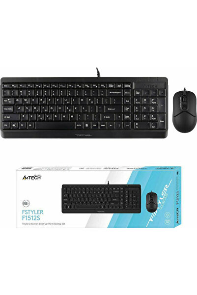 A4 Tech A4Tech Fstyler Combo F1512S Σετ Πληκτρολόγιο & Ποντίκι Ελληνικό