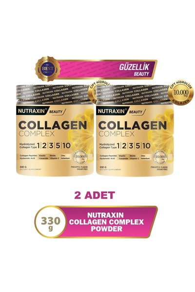Nutraxin Collagen Complex Powder 330 gr - 2 ADET