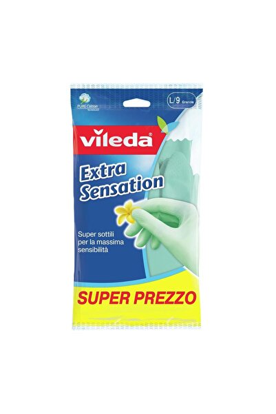 Vileda Manusi latex Extra Sensation 167395, 1 bucata (Verde)