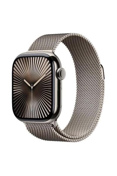 Apple Smartwatch Watch 10 GPS Cellular, Carcasă din Titan 42mm, 64GB, Curea M...