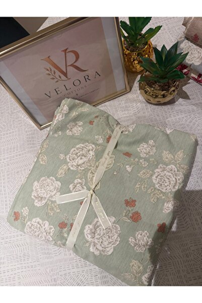 Velora Cottons Sage Garden,Dusty Rose,Dove Grey